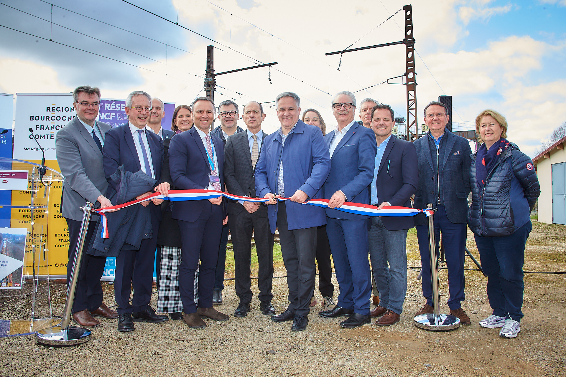 Gare De Chagny Clap De Fin Des Travaux De Modernisation De La Ligne