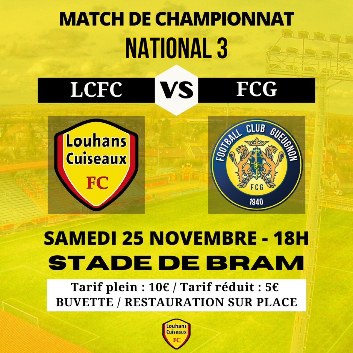 Louhans Cuiseaux Fc Est De Retour Au Stade De Bram Info Chalon