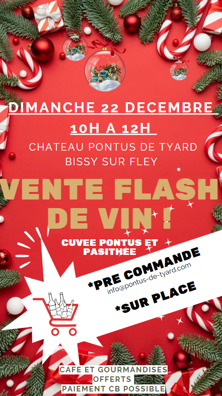 Vente De Vins Annonc E Au Ch Teau De Pontus De Tyard Bissy Sur Fley