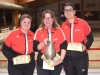 La triplette Sylviane Métairon, Cornelia Staub et Yvonne Bless remporte la 32e édition du Concours international de pétanque du Bouchon d’Or féminin de Montreux