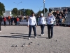 Info-chalon était présent dimanche pour les 8ème de finale hommes et ¼ de finale dames de la 45ème édition du National Open triplette séniors de pétanque de Chalon-sur-Saône.