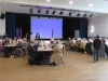 Karaoké, danses, chants à la salle Saint Hilaire de Fontaines pour le traditionnel goûter offert aux séniors par le CCAS.