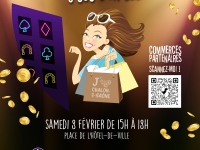 Le samedi 8 février, de 15h à 18h, la Ville de Chalon et l'association Chalon Centre Commerces proposent le jeu "Le mur de la chance", 100 % gagnant, place de l'Hôtel-de-Ville.