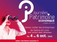 JOURNEES PATRIMOINE ECONOMIQUE - Des dizaines d'entreprises de Saône et Loire ouvrent leurs portes du 4 au 6 octobre 