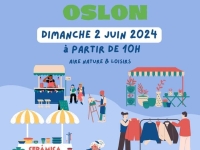 Le marché artisanal d'Oslon vous donnez rendez-vous ce dimanche 2 juin 