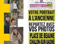 Ce samedi Place de Beaune à Chalon, faites vous tirer le portrait au profit de la bonne cause 