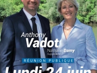 LEGISLATIVES - 4e circonscription de Saône et Loire - Anthony Vadot en réunion publique ce lundi soir à Branges 