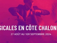 Les Musicales en Côte Chalonnaise vous attendent à compter du 27 août