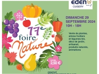 La 17e Foire Nature du Centre Eden à Cuisery... c'est ce dimanche 