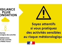 Une vigilance jaune pluie/inondations activée en Saône et Loire 