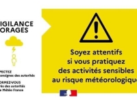 ORAGE/PLUIE/INONDATION - Vigilance jaune activée en Saône et Loire 