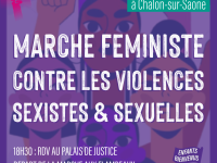 A l'occasion de la Journée internationale de lutte contre les violences sexistes et sexuelles, le Planning familial 71 vous donne RDV