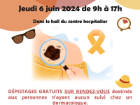 Ce jeudi, à l'hôpital de Chalon, c'est la journée dépistage des cancers cutanés