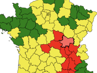 POLLENS - La Saône et Loire en alerte rouge 