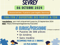 L'association des Loisirs partagés de Sevrey organise un concours de puzzle le dimanche 6 octobre. 