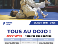 Judo Club Givry - Toutes les informations en cette rentrée sportive 