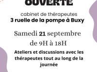 Journée portes-ouvertes au cabinet de thérapeutes de Buxy 