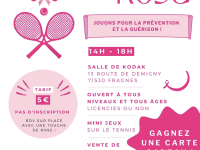 Tennis Rose à Gergy le samedi 2 novembre 