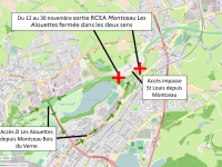 Mise à 2x2 voies de la RCEA dans la traversée de Blanzy - 6 mois de travaux 