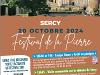 FESTIVAL DE LA PIERRE - Villeneuve en Montagne ce samedi et Sercy, dimanche, à l'honneur