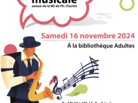 Conférence musicale le samedi 16 novembre dans le cadre du salon de la BD 