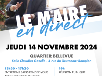 Le Maire en direct - C'est ce jeudi pour le quartier Bellevue à Chalon 