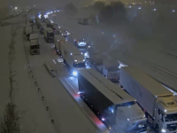 Dans le Doubs, l'autoroute a été coupée 