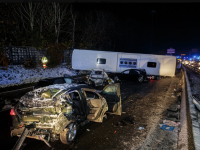 Cinq personnes en urgence absolue après un grave accident impliquant un car sur l’A6b 