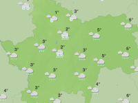 La neige fait son retour vendredi en Saône et Loire et en Côte d'Or 