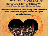 Les FESTIVES MUSICALES annoncées  le dimanche 2 février 