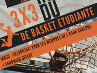 Après La Nuit du Badminton et La Nuit du Volley, voici le retour des Nuits Sportives Etudiantes avec La Nuit du Basket 3X3.