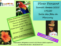 Menu antillais et diner dansant à Mercurey 