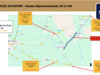 Communes de Saint-Germain-lès-Buxy et La Charmée - Travaux de réfection de la couche de roulement et de préparation avant enduits