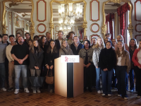 Une délégation de lycéens Norvégiens reçue en mairie de Chalon 