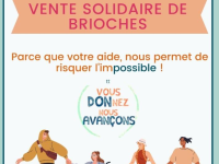 Vente solidaire de brioches dans toute la Saône et Loire au profit de  APF France handicap 