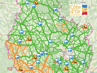 Attention tout le Sud-Ouest de la Côte d'Or concerné par le verglas 