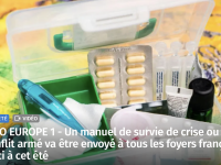 Un manuel de survie de crise ou de conflit armé va être envoyé à tous les foyers français d’ici à cet été