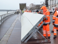 CRUE SAONE - La ville de Chalon active le mur anti-crue à compter de ce vendredi 