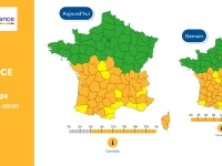 Vague de chaleur : 39 départements d'une large moitié sud de la France placés en vigilance orange canicule