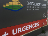 URGENCES HOPITAL CHALON - Nouveau moment de tension - la régulation d'accès est activée 