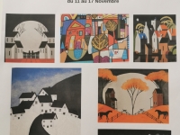 Les collages de Françoise s'exposent à la galerie du Châtelet 