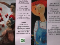 La Galerie Saint-Jean expose Christine Muller et Christine Barres