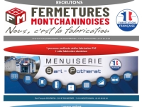 MONTCHANIN : « Fermetures Montchaninoises » et «Menuiserie Potherat » recrutent