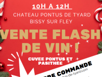 Vente de vins annoncée au Château de Pontus de Tyard à Bissy sur Fley