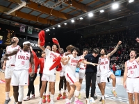 JDA - ELAN CHALON - La joie chalonnaise après la victoire historique dans le derby bourguignon 