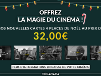 IDEE CADEAU NOEL - Au cinéma Mégarama de Chalon.. on a quelque chose pour les cinéphiles 