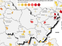 6 % de la population de Bourgogne-Franche Comté habite en quartiers prioritaires 