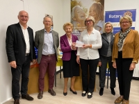 Le Rotary Chalon Bourgogne-Niépce fait un don de 5 500 euros au comité de Saône-et-Loire de la Ligue contre le cancer 