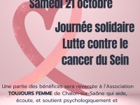 Emmaüs Chalon en mode Octobre Rose ce samedi