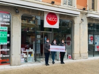 NECC Chalon est bien ouvert Place de Beaune ! 